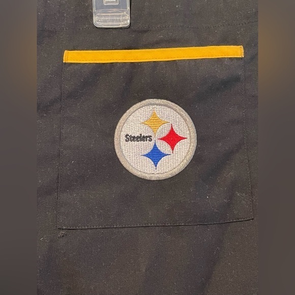 NFL Team Apparel Pittsburgh Steelers Scrub Pants Size Small NWT - Picture 3 of 6